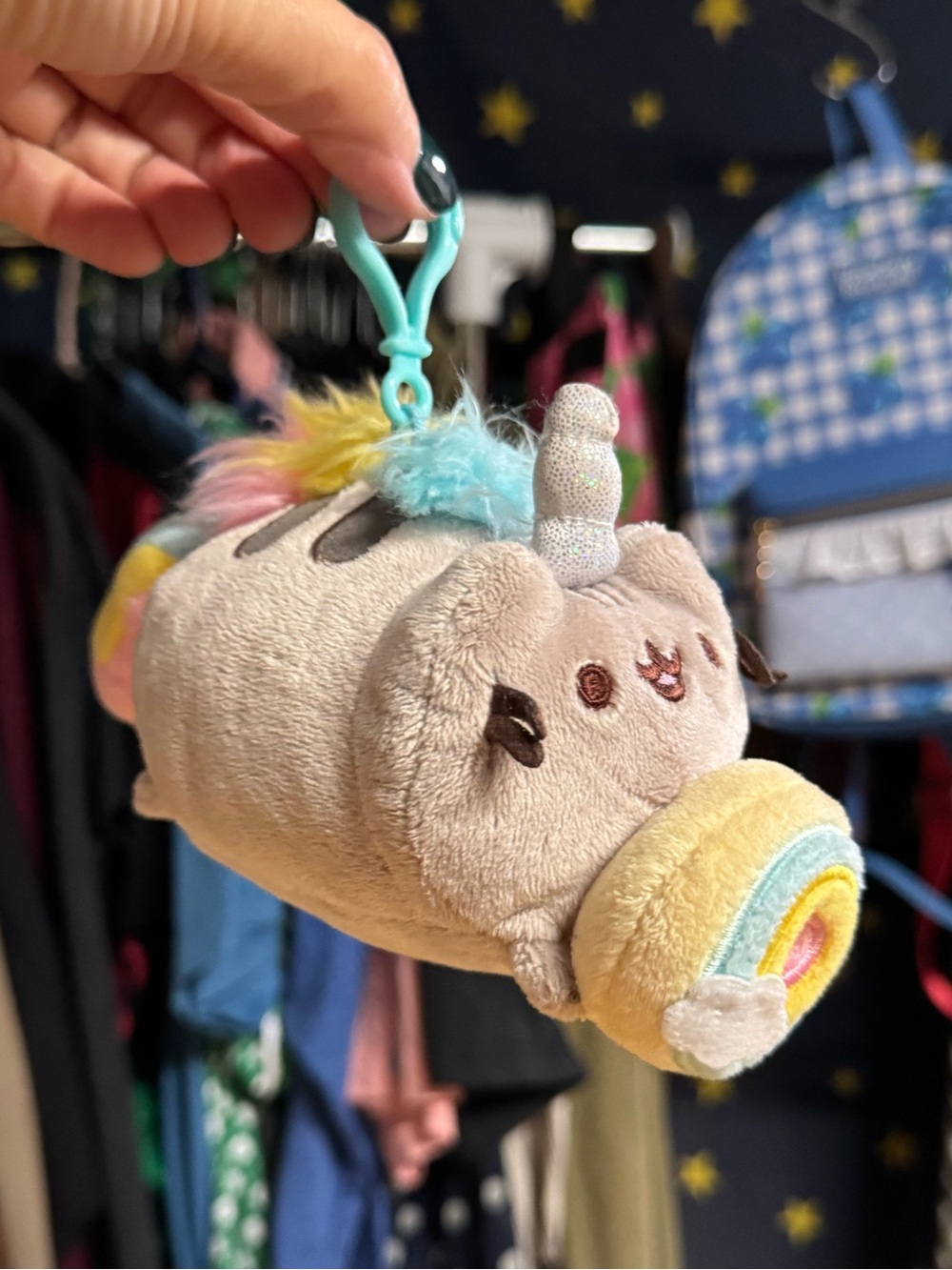 Pusheen Unicorn Donut Clip